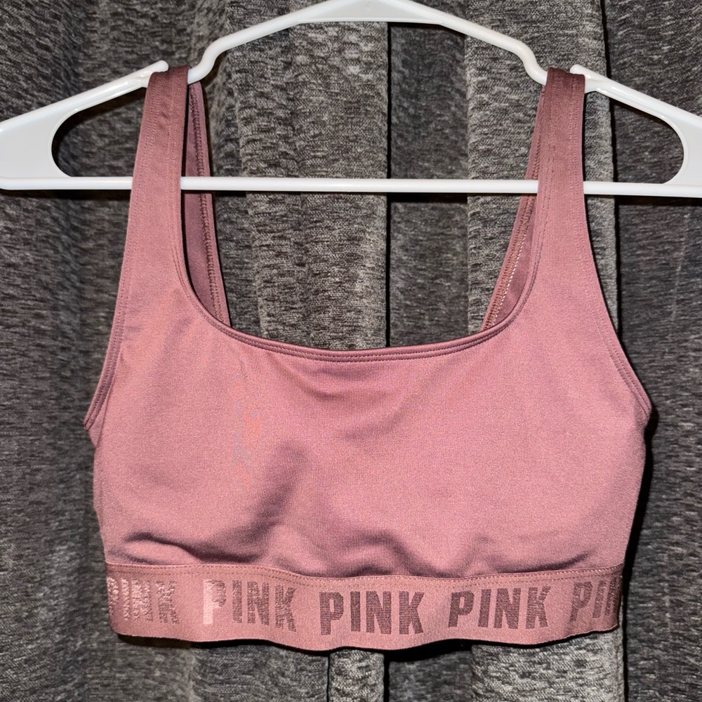 PINK Victoria's Secret Mauve Sports Bra
